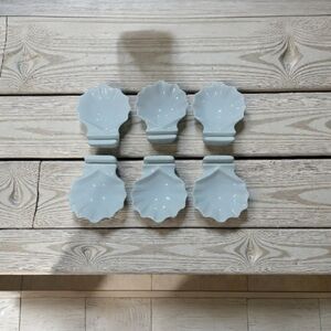 Vtg. Shafford Seashell Place Card Holders